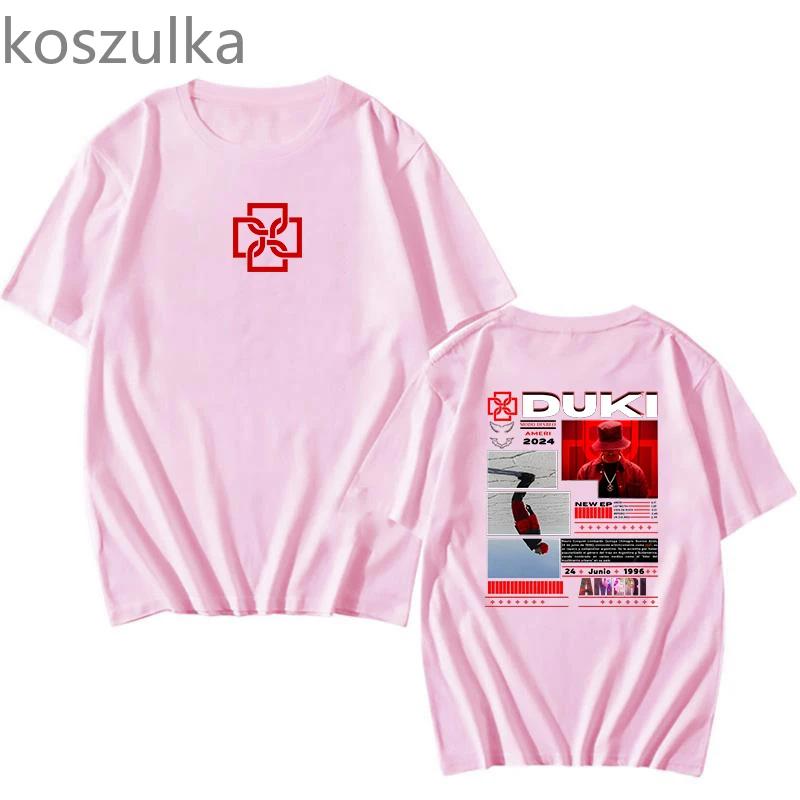 Duki Ameri Tshirts 2025 Fahsion UnisexUnisex Clothing Anime Unisex Clothes Cotton Short Sleeve Tops Graphic TShirt Vintage Clothes