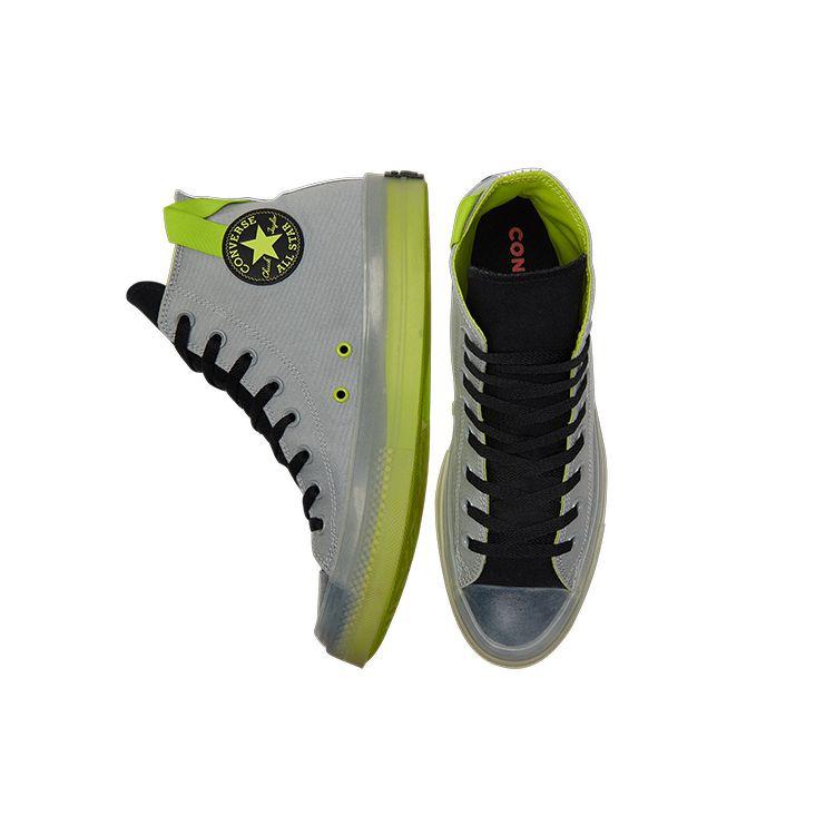 Converse Zapatillas Unisex Chuck Taylor All Star CX High Ash Stone Lime Twist Gris Negro 171996C