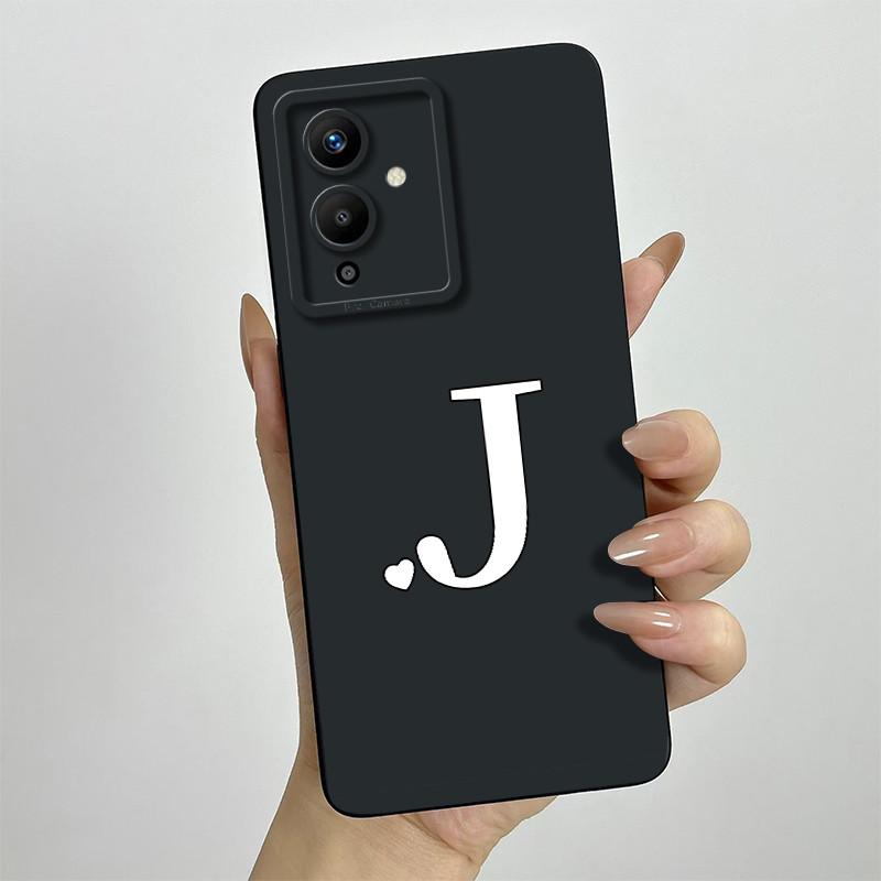 Hülle für Infinix Note 12 Pro 5G X671B Luxus Initialen Quadratisch Flüssigsilikon Handy Weiche Hülle Coque Stoßfeste Rückseite