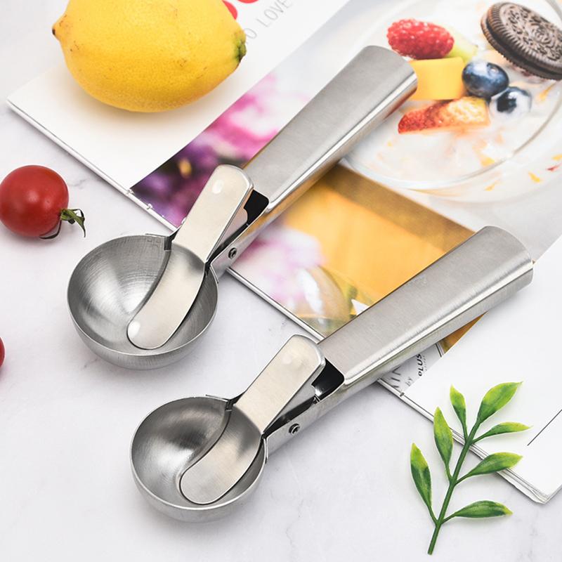 Stainless Steel Ice Cream Scoop And Scooping Tool, Multi-Functional Ice Cream Scoop And Scooping Tool, Ice Cream And Fruit Scoop
