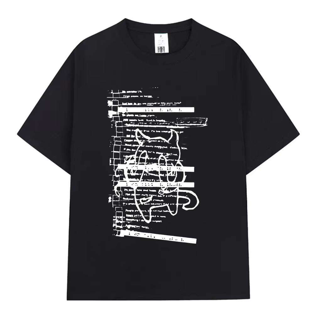 Unisex Radiohead I Am Citizen Insane Rock Music Graphic Tee Gothic Casual Oversized Short Sleeve Streetwear Top