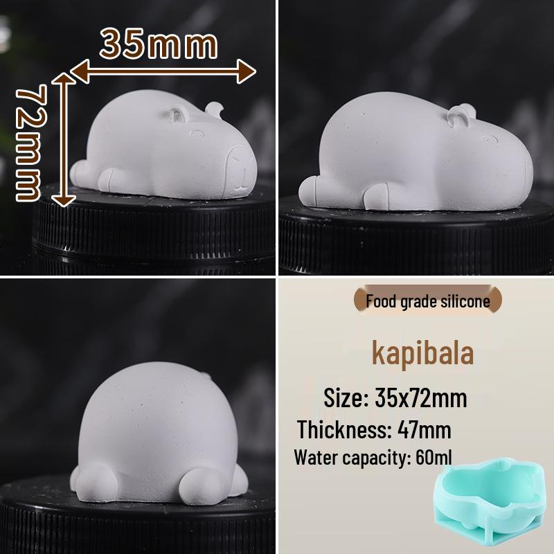 Silicone Plaster Mold DIY Embossed Pattern Tool for Aroma Doll Ornaments and Diffuser Stones