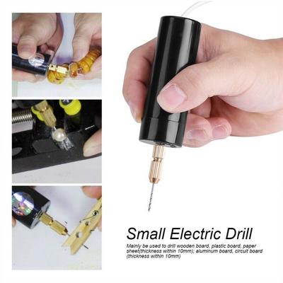 Handheld Mini Electric Drill Micro Usb Drill 5V For Jewelry Making Diy Wood Craft For Metal Wood Jewelry Tools