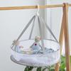 Balcony Double-Layer Clothes Drying Net Collapsible Windproof Clothes Basket Polyester Breathable Dry Socks Drying Rack Laundry