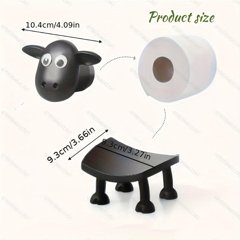 2/3pcs 3D Printed Cute Lamb Tissue Holder, Very Adorable Bathroom Tissue Rack, Suitable for Valentine's Day, Halloween and Other Holidays