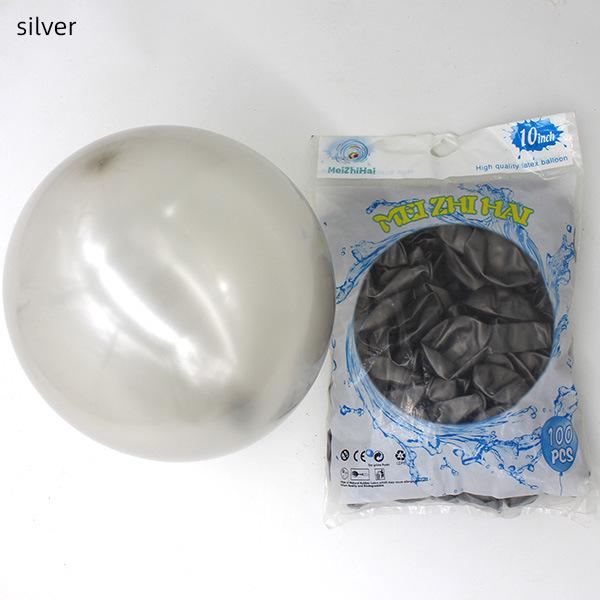 10-Inch Retro Transparent Wedding & Birthday Balloon Set