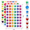 1710pcs 30 Sheets Love Star Stickers for Kids Reward Small Sparkly Sticker for School Student Teacher Supplies DIY Decoration