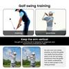 Portable Golf Swing Trainer Lightweight Adjustable Golf Swing Trainer Aid With Ergonomic Grip For Beginners