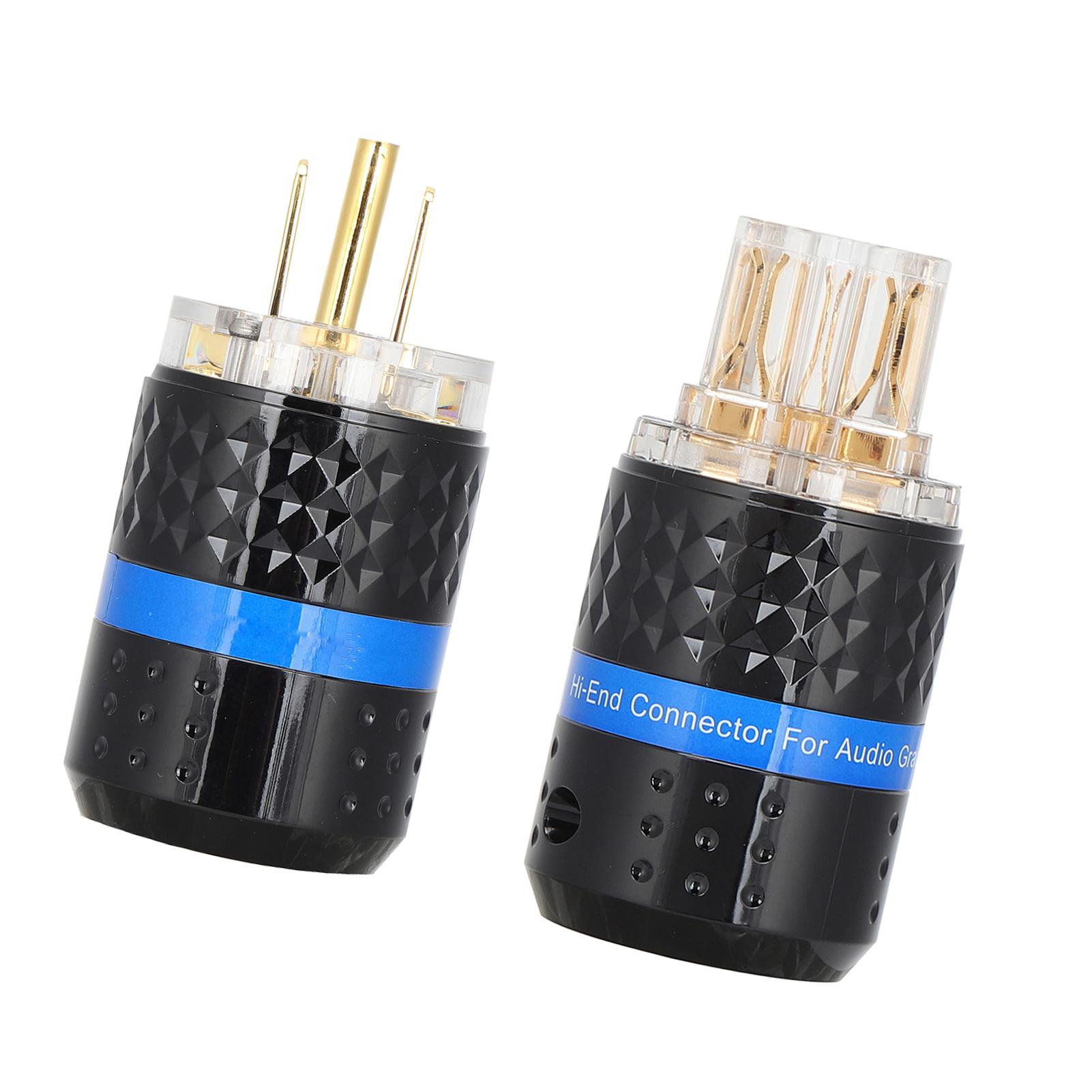 

Monoso Power Plug Pure Copper 24K GoldPlated o Connector Power Plug (M103GF103G