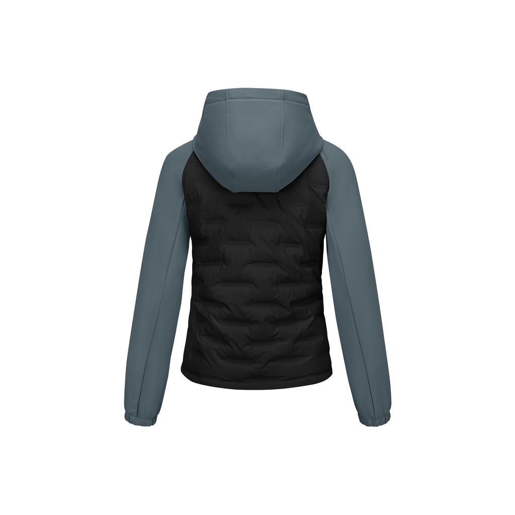 Skechers Windproof Lightweight Warm Woven Cold-Resistant Sports Running Commuting Casual Hooded Zip Short Duck Down Jacket Women Jackets P425W188-0018