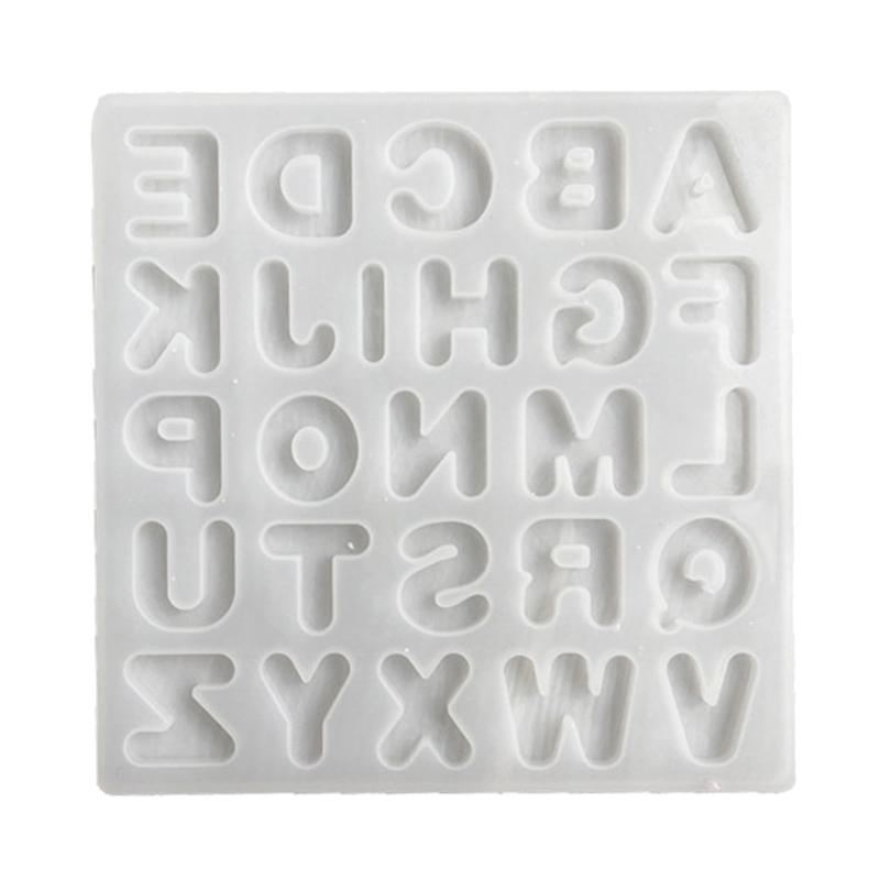 

Shiny Glossy Medium Alphabet Keychain Silicone Epoxy Resin Mold DIY Keychain Pendant Jewelry for Anniversary Gift 1