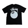 Stussy 8 Ball Pigment Boyalı Tişört Siyah L Unisex Tişört