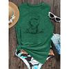 Elegant Vest for Women Line-drawing cute little elephant childlike print casual loose summer vest Fashionable, unique, cute, versatile American-style