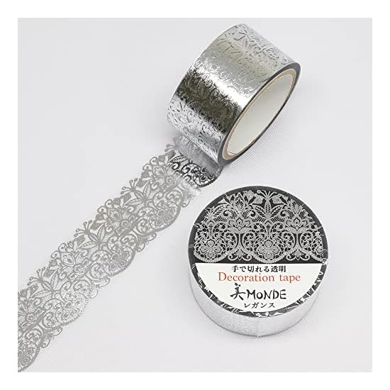 Made in Japan GR-4079 Kamiiiso Elegance (Silver Foil) 20mm x 3m