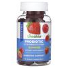 Probiotic with Prebiotic Fiber Gummies, Sugar Free, Berry, 60 Gummies