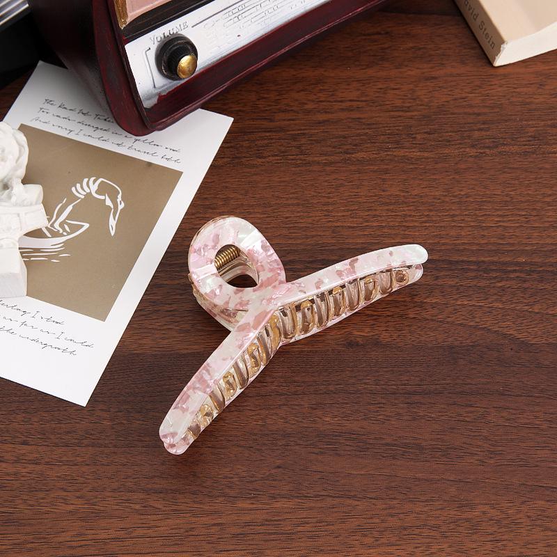 

Летняя заколка-краб для волос с медовым чаем: Нежный дизайн, Очень большой, Простой в использовании, Полная фиксация волос