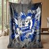 Hertha bsc FC Coperta Morbida in Flanella Pile Leggera Accogliente Calda Coperta Plaid per Divano Letto Arredamento Casa