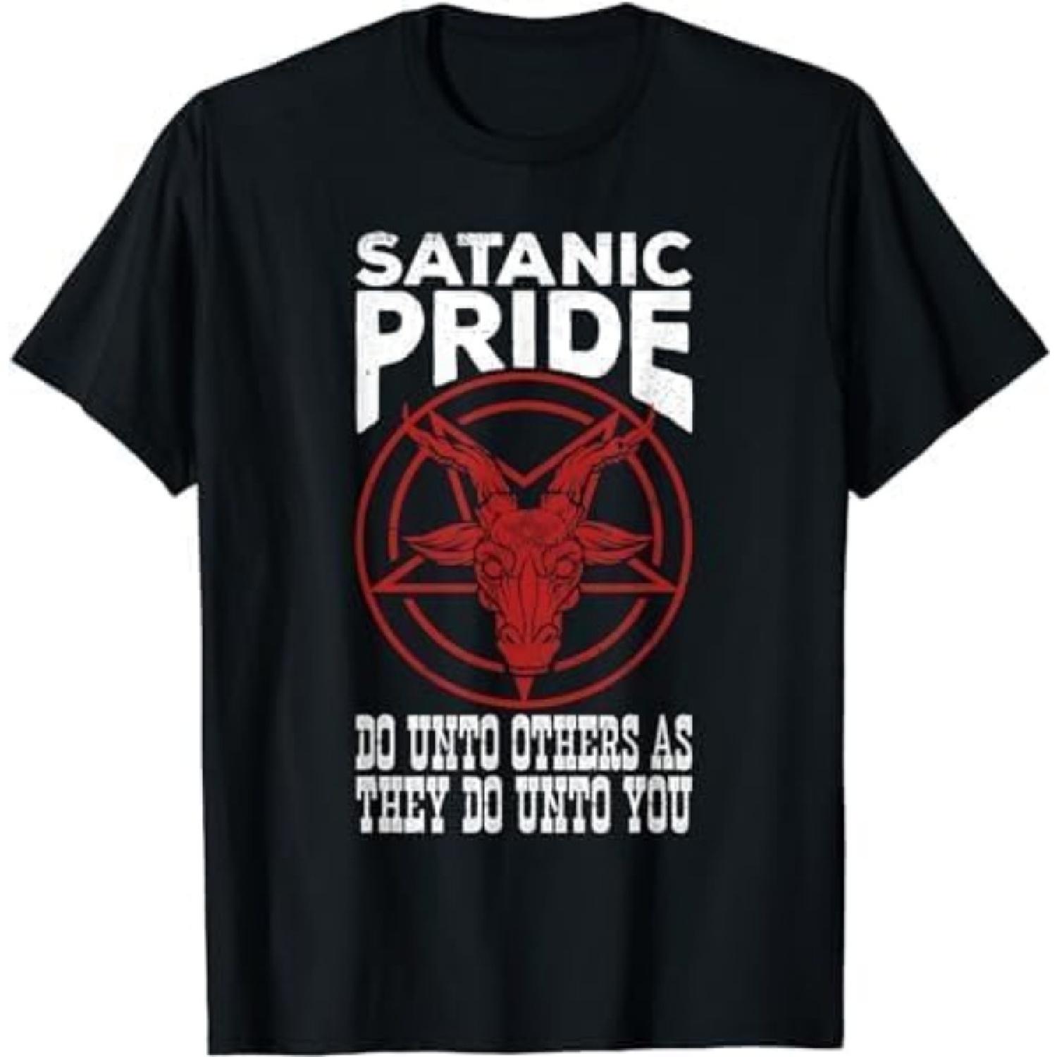 

Satanic Pride Baphomet Seal Satan Lucifer Occult Pentagram T-Shirt TDS Mens Womens Tank Top Sweatshirt Hoodie Longsleeve Black XXXXXL різнокольоровий