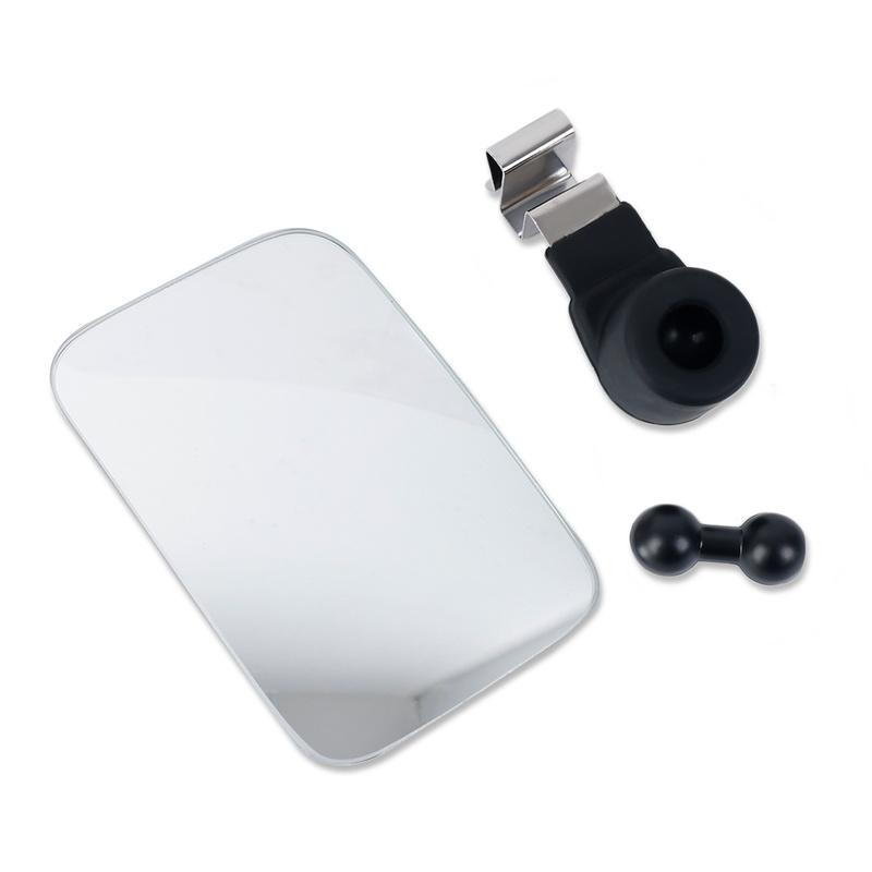 Einstellbarer Auto-Innenraum-Hilfsspiegel für toten Winkel, rahmenlos, 360-Grad-Weitwinkel-Rückspiegel, Auto