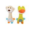 Niedliche Zoo-Serie Babyspiele Plüschrasselspielzeug für Babys Neugeborene Cartoon Stofftiere BB Stick Spielzeug Babybett Handglocke Spielzeug