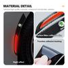 cycr3 For Skoda Carbon Fiber Car Wheel Eyebrow Fender Sticker Reflective Strips Warning Protector Strip Octavia Superb RAPID FABIA
