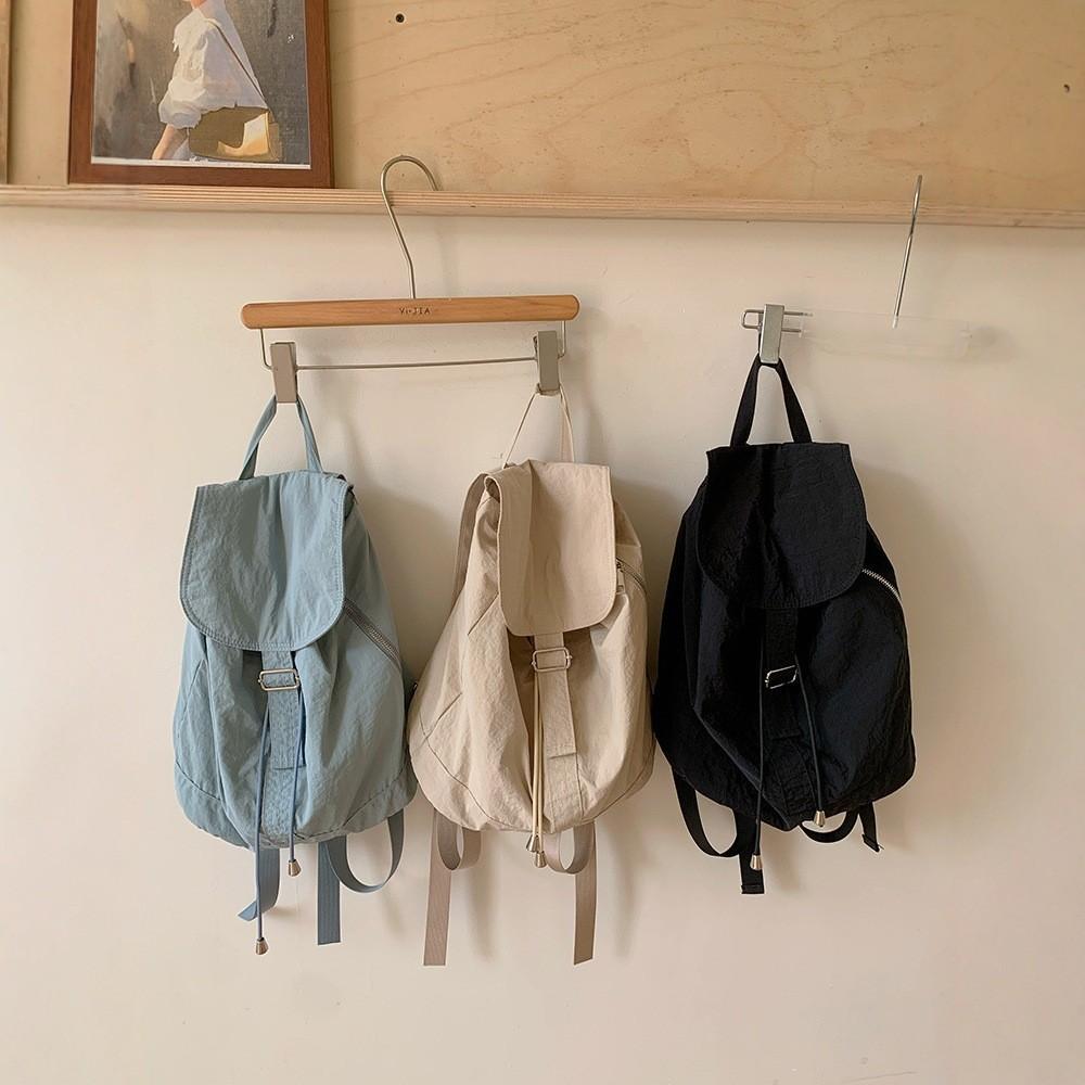 Backpack Simple Niche Design Commuter Fashion Nylon Canvas Personality Popular Large Capacity Travel Backpack Tide