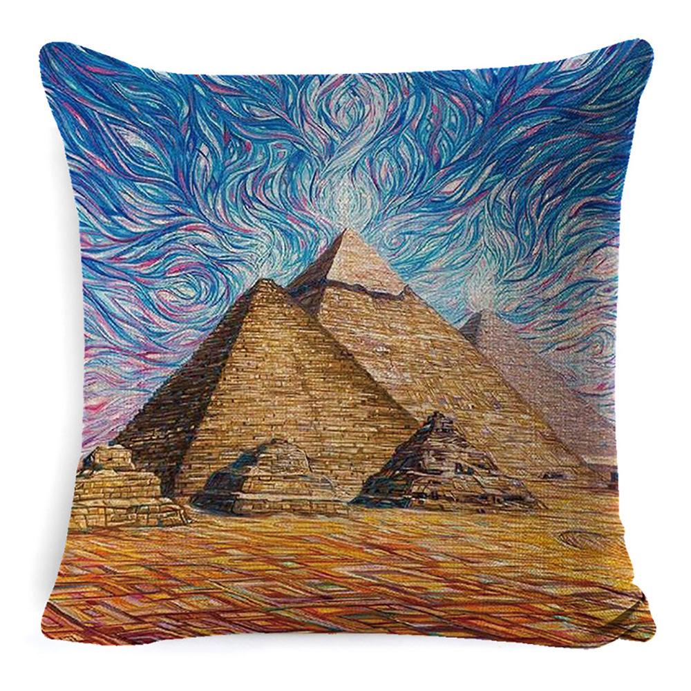 

Подушка в скандинавском стиле, ретро-пейзаж, звездное небо, подушка для дома и офиса, подушка, наволочка для диванной подушки, подушка для поясницы в автомобиль 45 * 45 (including pillow core)