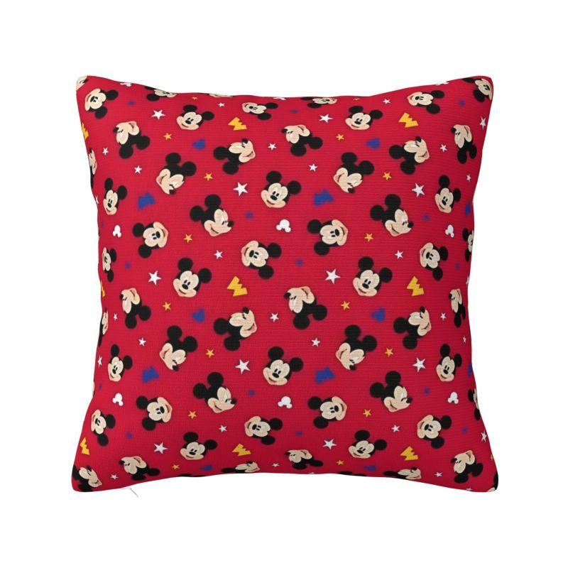 Disney Cartoon Minnie Mouse Cushion Covers Polyester Anime Throw Pillow Case for Sofa Car Square Pillowcase Bedroom Decoration