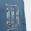 Adidas Logo Sweatshirt Men Tops Military-Blue H39290