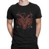 Satan Antichrist Goat Lucifer Devil Occult Classic Mans TShirt Baphomet Art Crewneck Tops 100 Cotton T Shirt Funny Top Quality