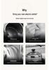 Compact Silicone Electric Travel Kettle - Collapsible and Portable Design