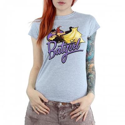 DC Bombshells Womens/Ladies Batgirl Badge Heather T-Shirt
