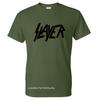 חולצת טי ממתכת Slayer מודפסת אופנת גברים Streetwear צווארון עגול שרוול קצר חולצת טי 100% כותנה חולצת רוק עליוניות