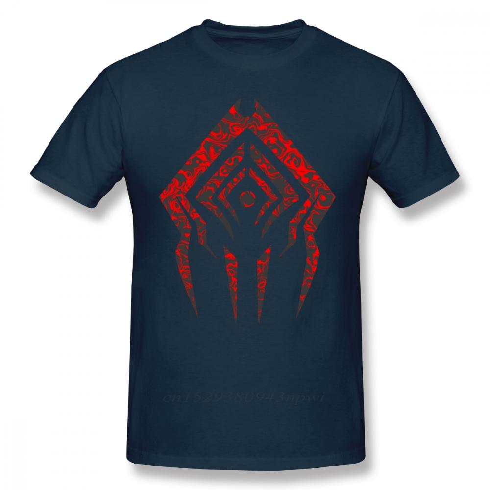 Warframe T-Shirt Stalker Sigil T-Shirt Kurzarm Oversize T-Shirt Lässig 100% Baumwolle Lustig Mann Gedrucktes T-Shirt