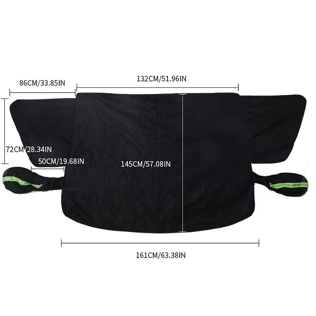 Poxvalzor 2025 Sunshade for Cars, Windshield, Freeze Protection, Windshield Cover, 7 Layer Nano, UV