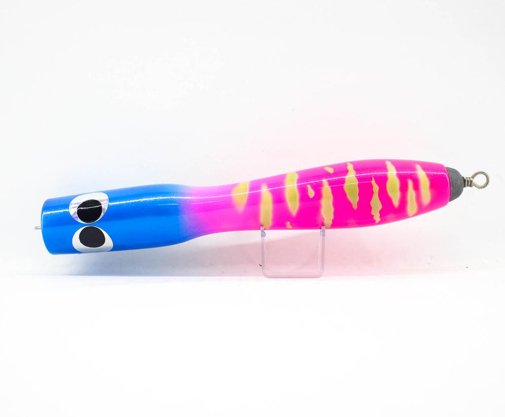 Sale Wood Popper Long Floating 230 Mm 105 Grams Blue Pink Tiger (1125)