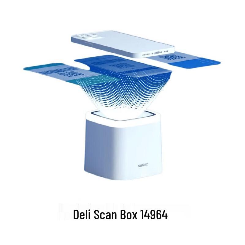 Deli QR Code Barcode Scanner Payment Box