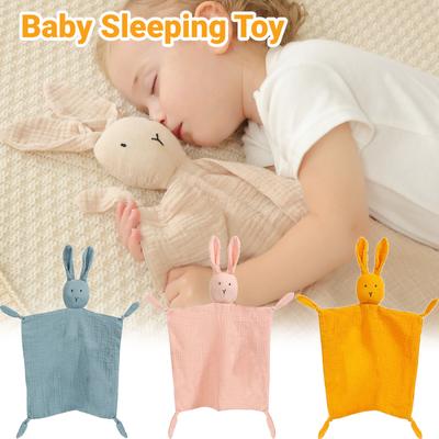 Dětská bavlněná deka přikrývka Měkká novorozenecká spací panenky Dětská móda Hračka na spaní Uklidňující ručník