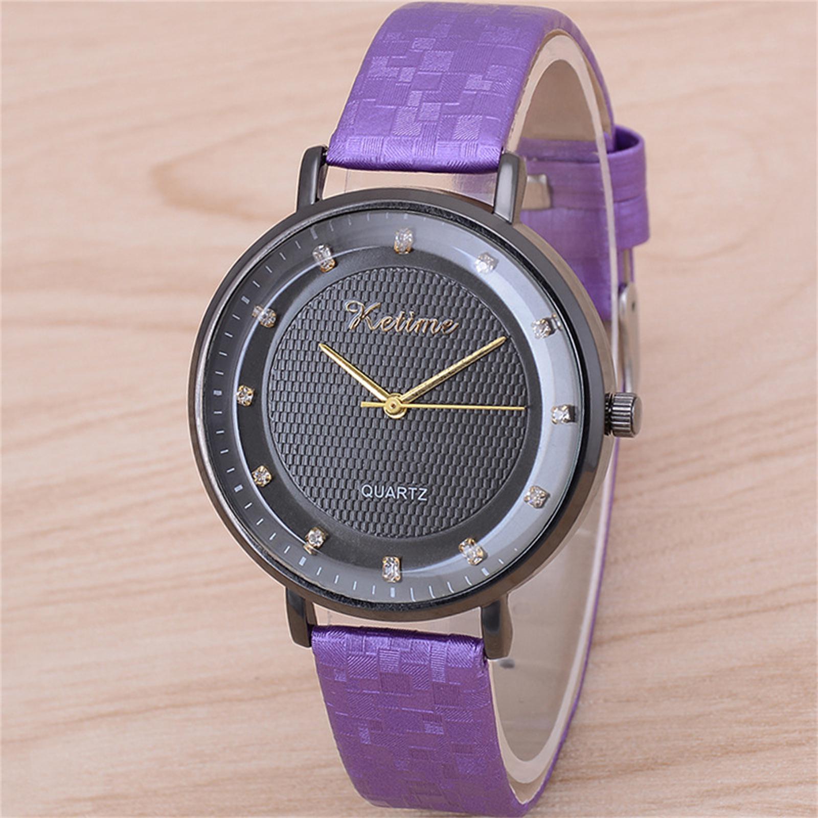 

Women Fashion Leather Watch One Size