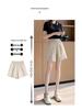 Women's High Waist Cotton Shorts - Summer Korean Style, Casual, Loose, Slimming, Wide Leg, Five-Point Pants