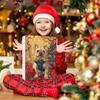 2D Plane Box With 24 Double-sided Printed PendantsChristmas Pet Dog Advent Calendar BlindBox Christmas Tree Decoration Acrylic Pendant