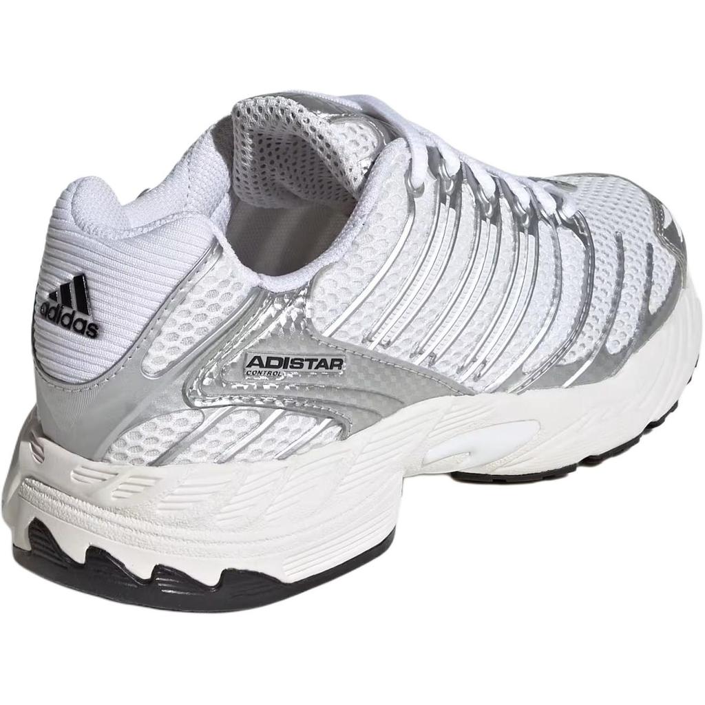 Adidas Adistar Control 3 Classic Comfortable Breathable Low-Top Kids Running Shoes Unisex sneaker White Silver KI8667