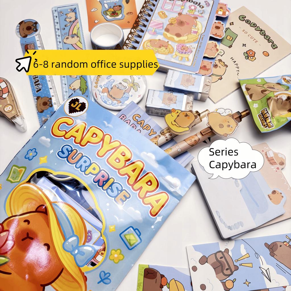 Capybara Back to School – Surprise Set, School Supplies, Stationery