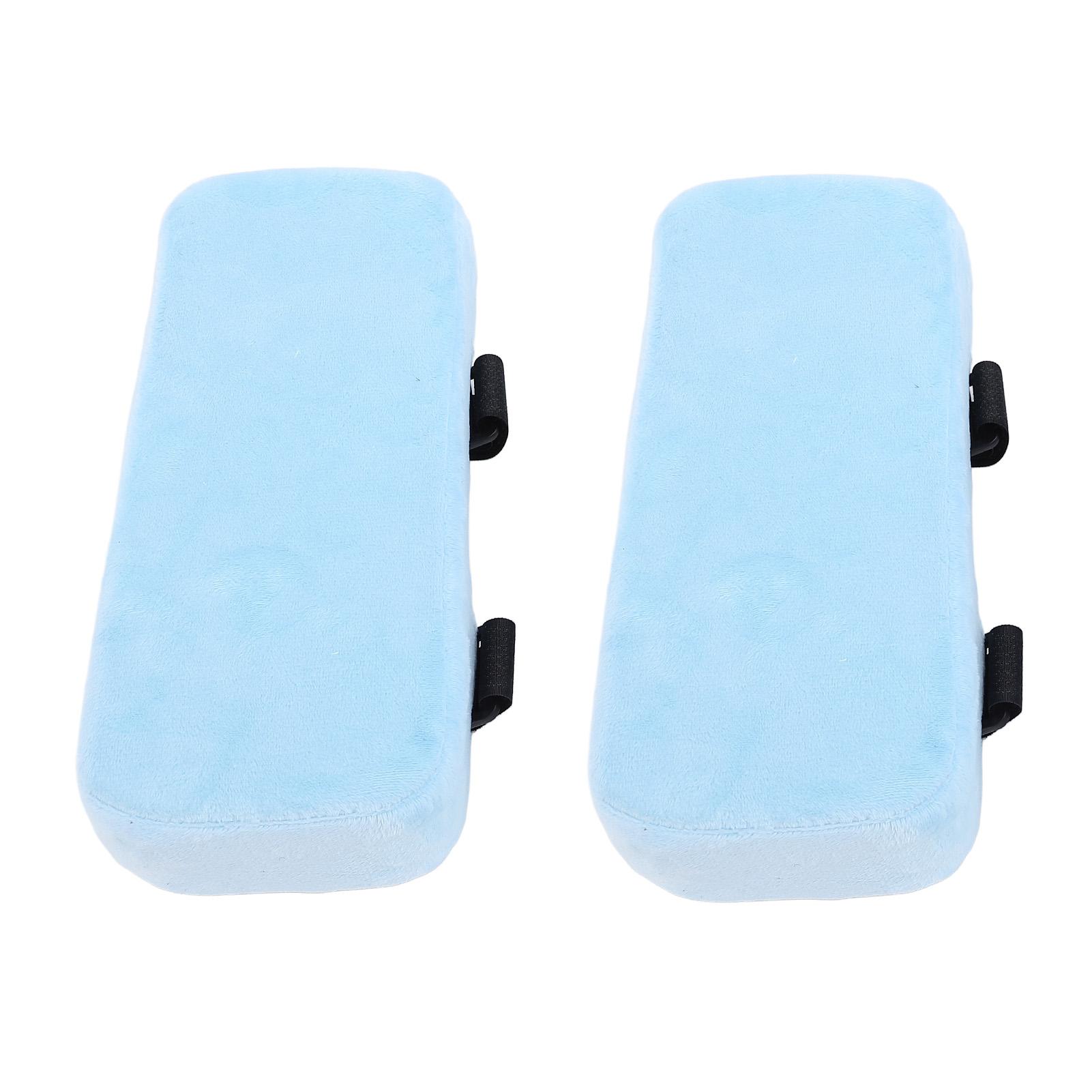 

1 пара эргономичных подлокотников для офисных кресел с эффектом памяти, удобные чехлы для подлокотников игровых кресел синий