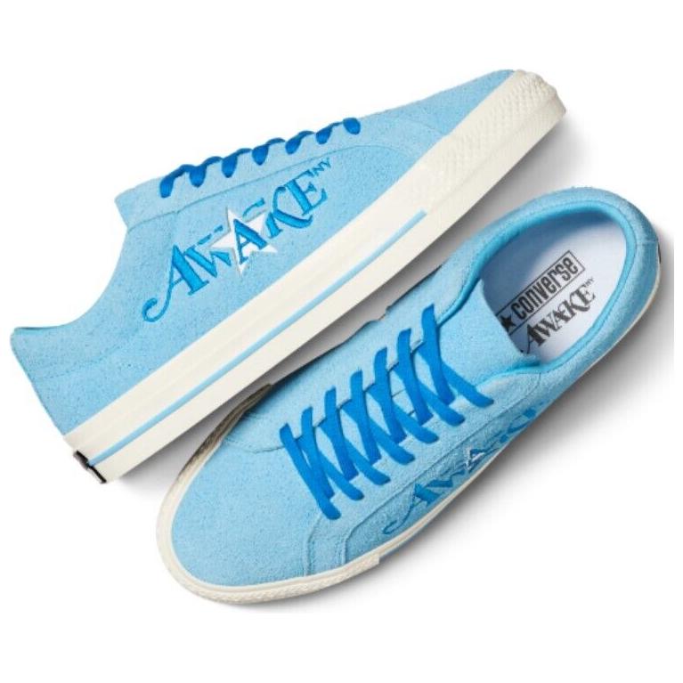 Awake NY x Converse One Star Pro Low Blue Unisex Sneakers White Egret A07642C