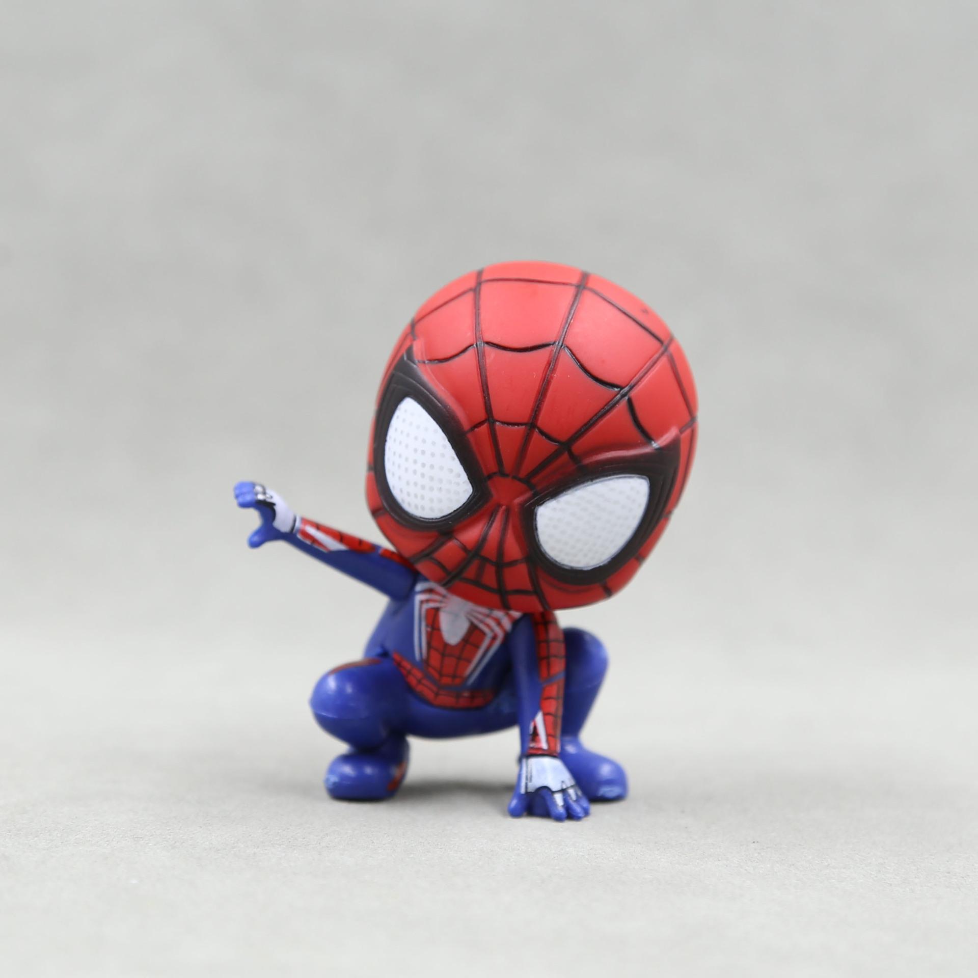 

Marvel Spiderman Anime Action Figure Toys PVC Model Spider Man Dolls Decoration Cake Decoration Mdoel Kids Toys Birthday Gifts