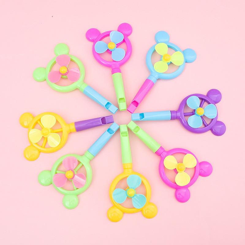 Windmill Toy Whistle With Split And Head For Kids Gift And Fun Playtime