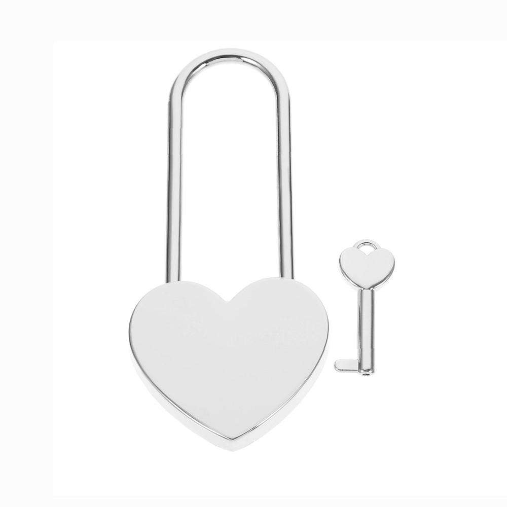 Lock With Key Mini Lock Love Lock Metal Metal Heart Padlock For Valentine's Day Gift Souvenir Anniversary Present