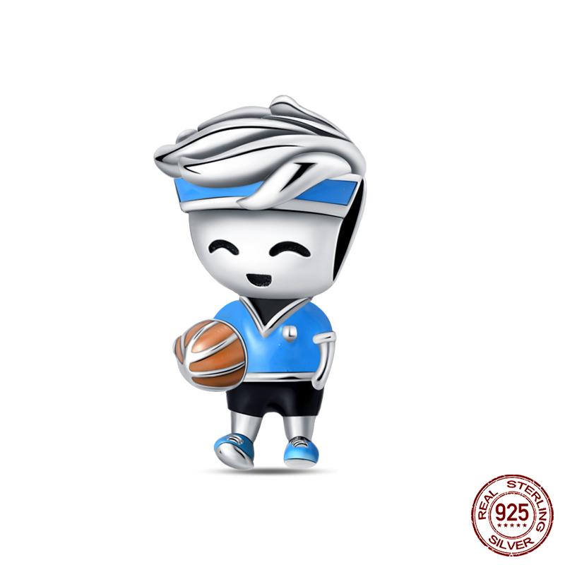 New In Real Copper Boys And Girls Bicycle Charms Beads Fit Qikaola Original Bracelets Fine Diy Jewelry Making