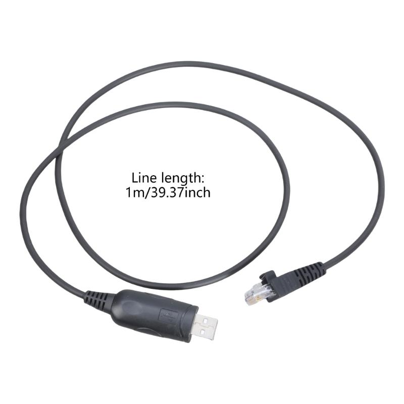 Two Way Radio Accessories for IC-F120 IC-F121 IC-F221 IC-F210S Talkies USB Programming Cable Cord Wire Replacement